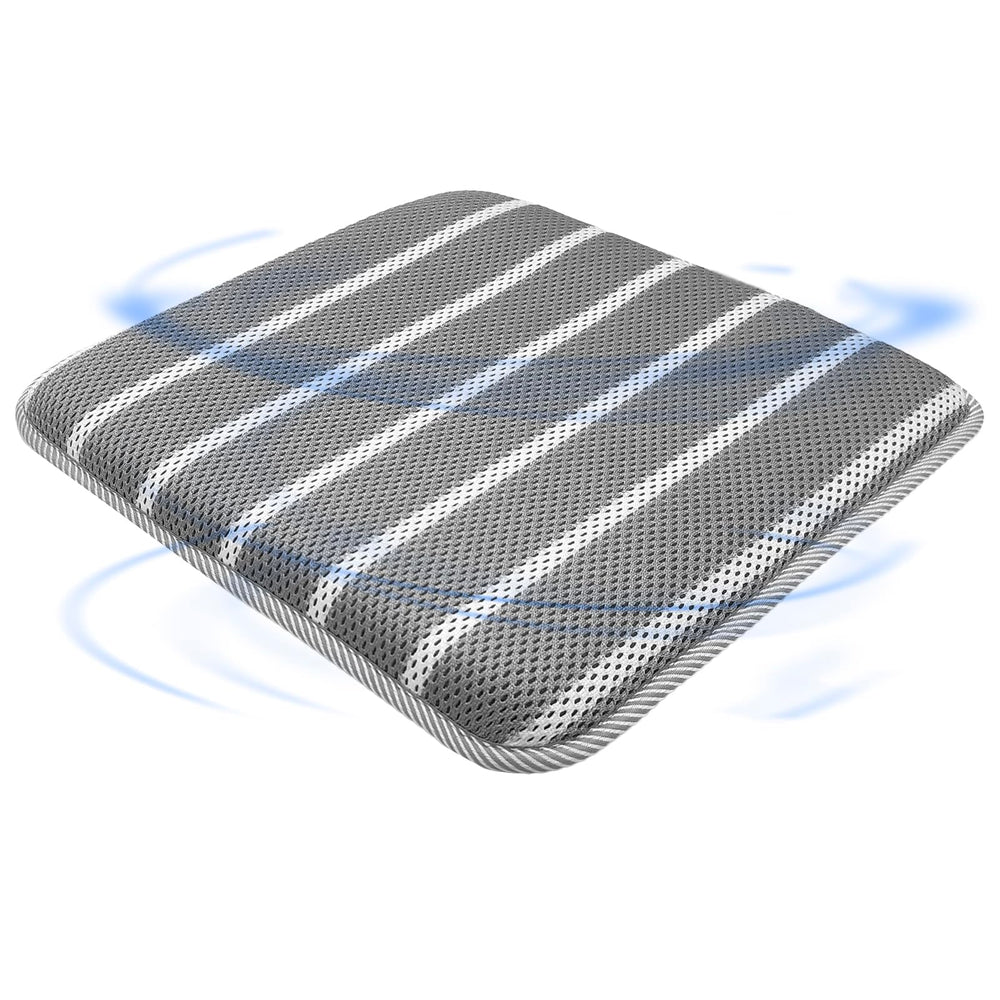 AEROiVi office chair cushion top view with breathable mesh for cool sitting