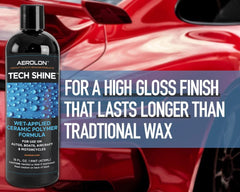 Aerolon Tech Shine protects paint, glass, metals, and plastics in one coating