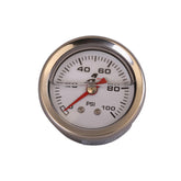 Aeromotive fuel pressure gauge 0-100 psi dial for precise under-hood monitoring