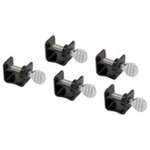 AES Industries mini panel clamp shows 1/2 inch jaw opening for precise alignment checks
