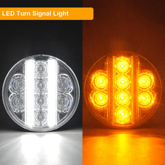 Aexploer Wrangler JK amber turn signal LED for signaling.