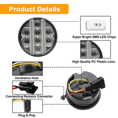 Aexploer Wrangler JK long-life LEDs offer thousands of hours.