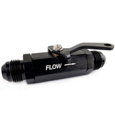 AFATEBOX AN10 fuel shut off valve with 10AN ends showing precise flow control