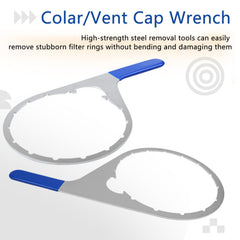 AFEISOL 6-inch wrench in hand demonstrates non-slip blue handle for safe grip.
