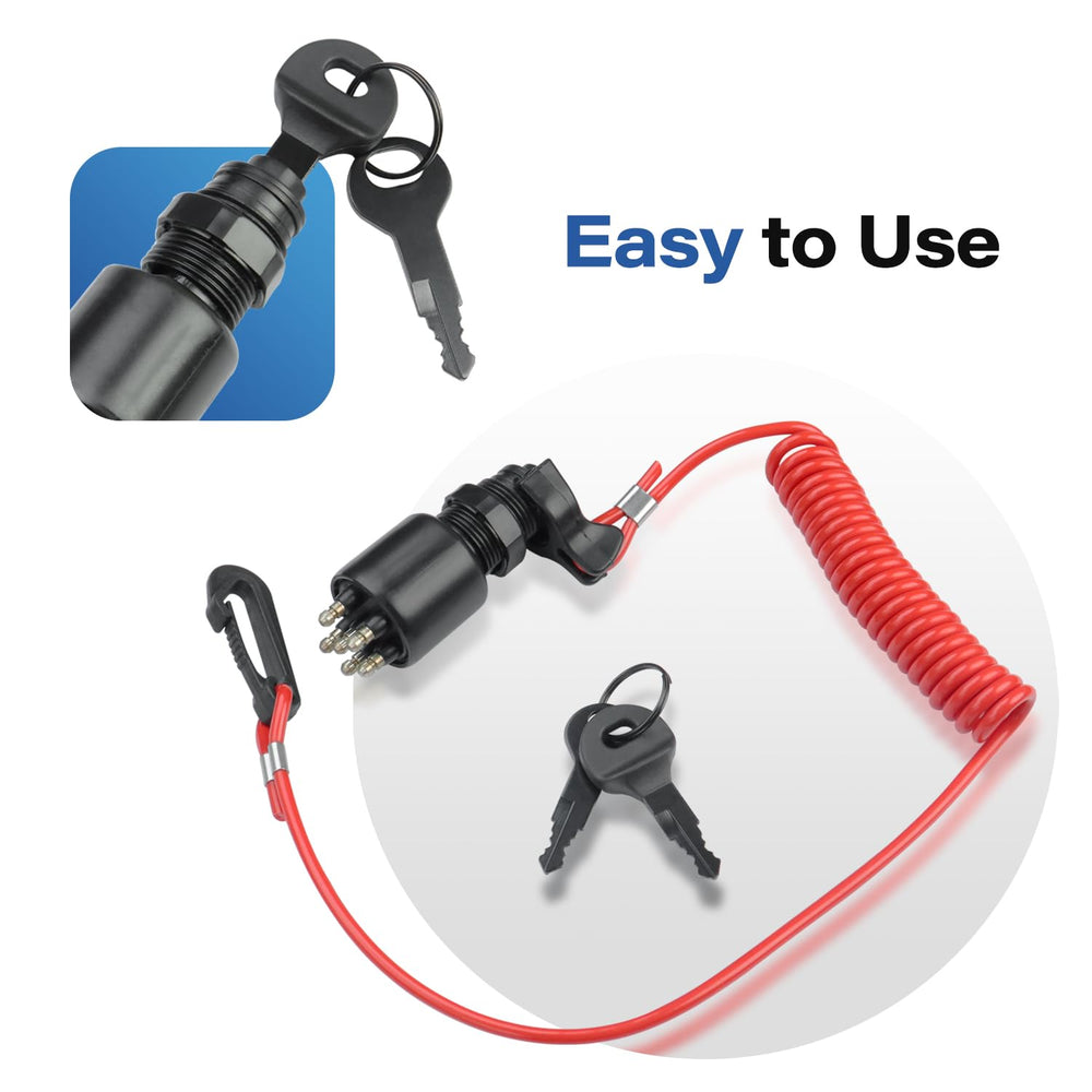 AFEISOL ignition keys pack, easy replacement and fast engine start