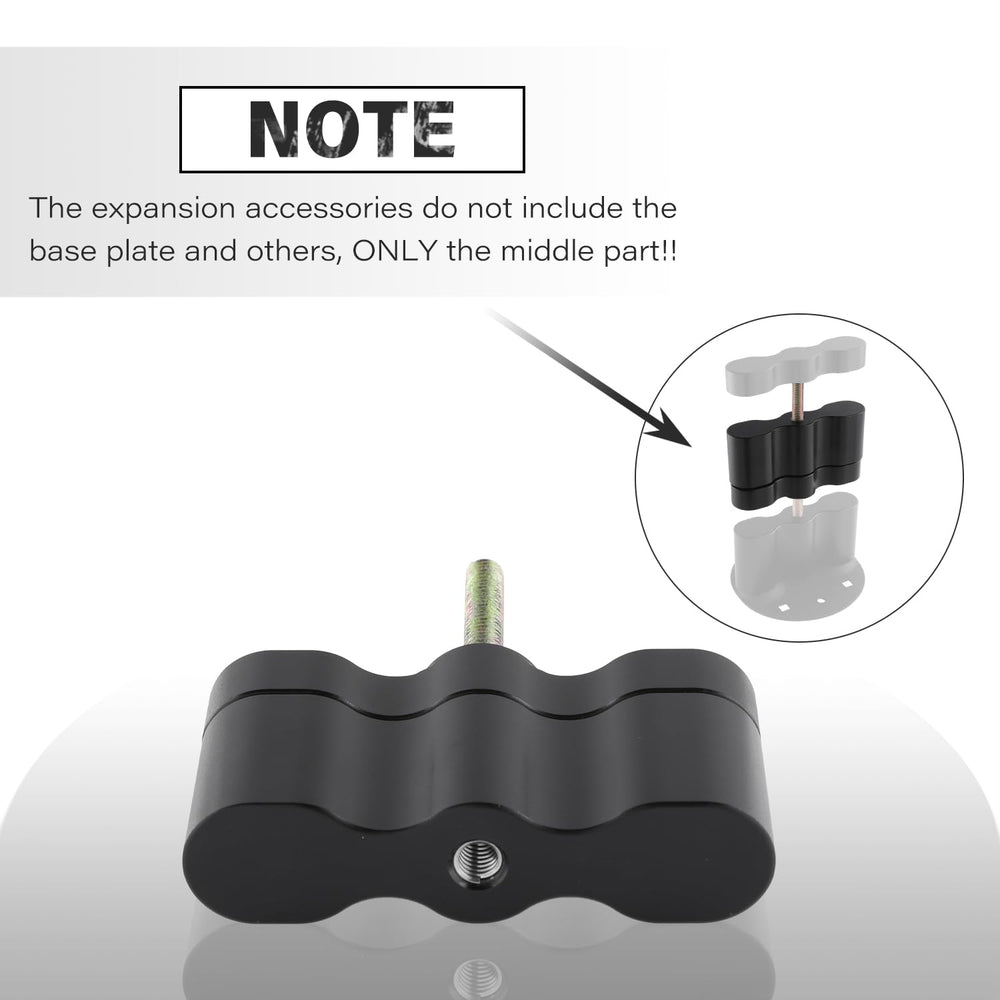 AFEISOL extension kit installation shown with clear screw assembly