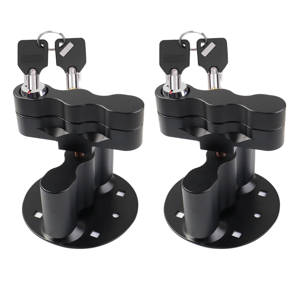 AFEISOL RX-LOX-PM pack mount lock on the bike, ready for secure RotopaX use.