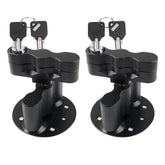 AFEISOL RX-LOX-PM pack mount lock on the bike, ready for secure RotopaX use.