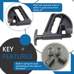 AFEISOL tire bead clamp provides rim protection to prevent scratches on wheels.