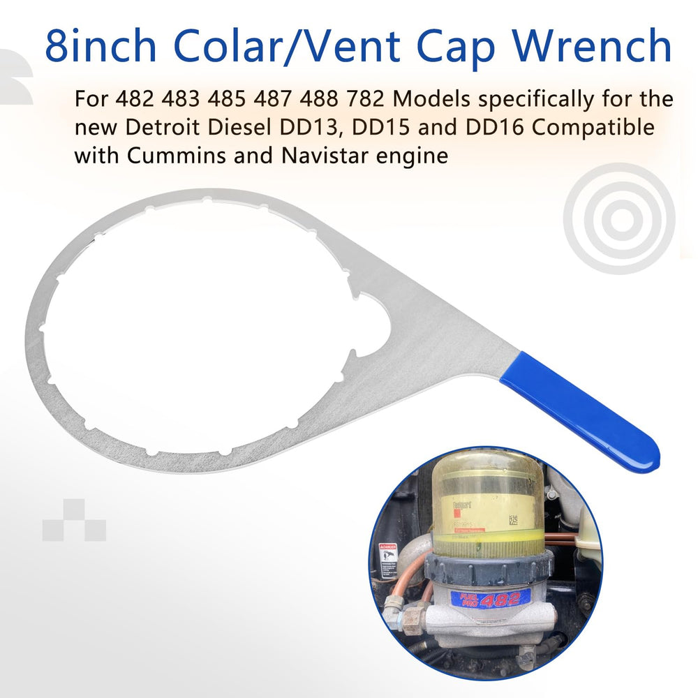 AFEISOL wrench on a Detroit Diesel engine demonstrates tool readiness for tough removal tasks.