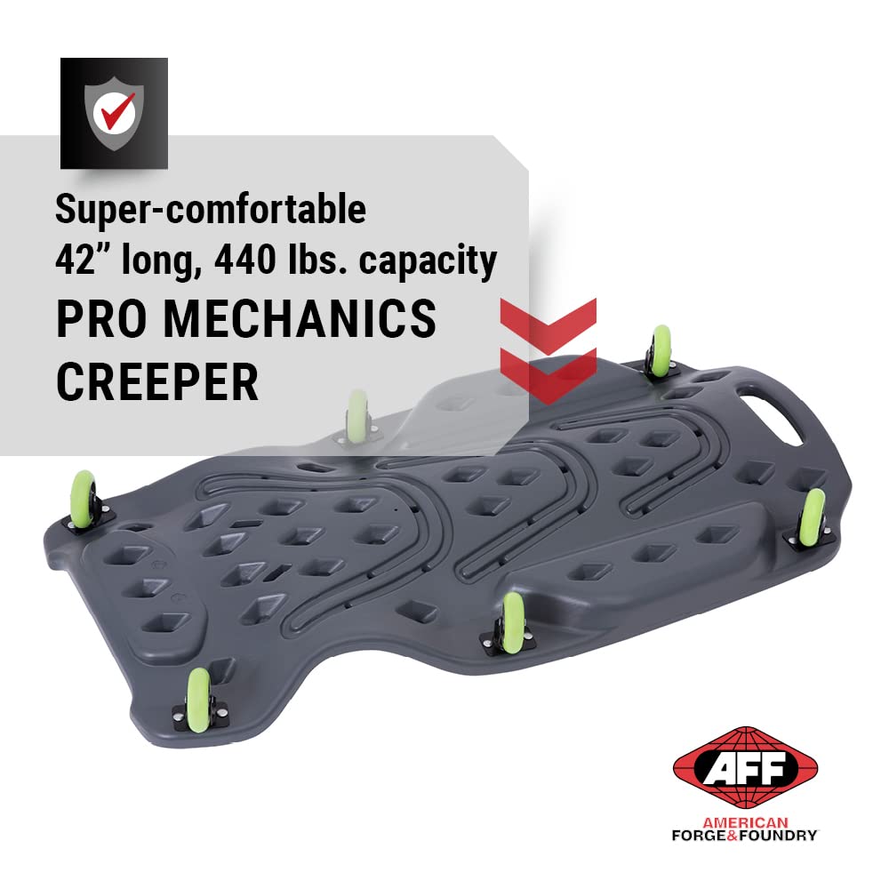 AFF Viking Mechanic's Creeper featuring padded headrest for added comfort