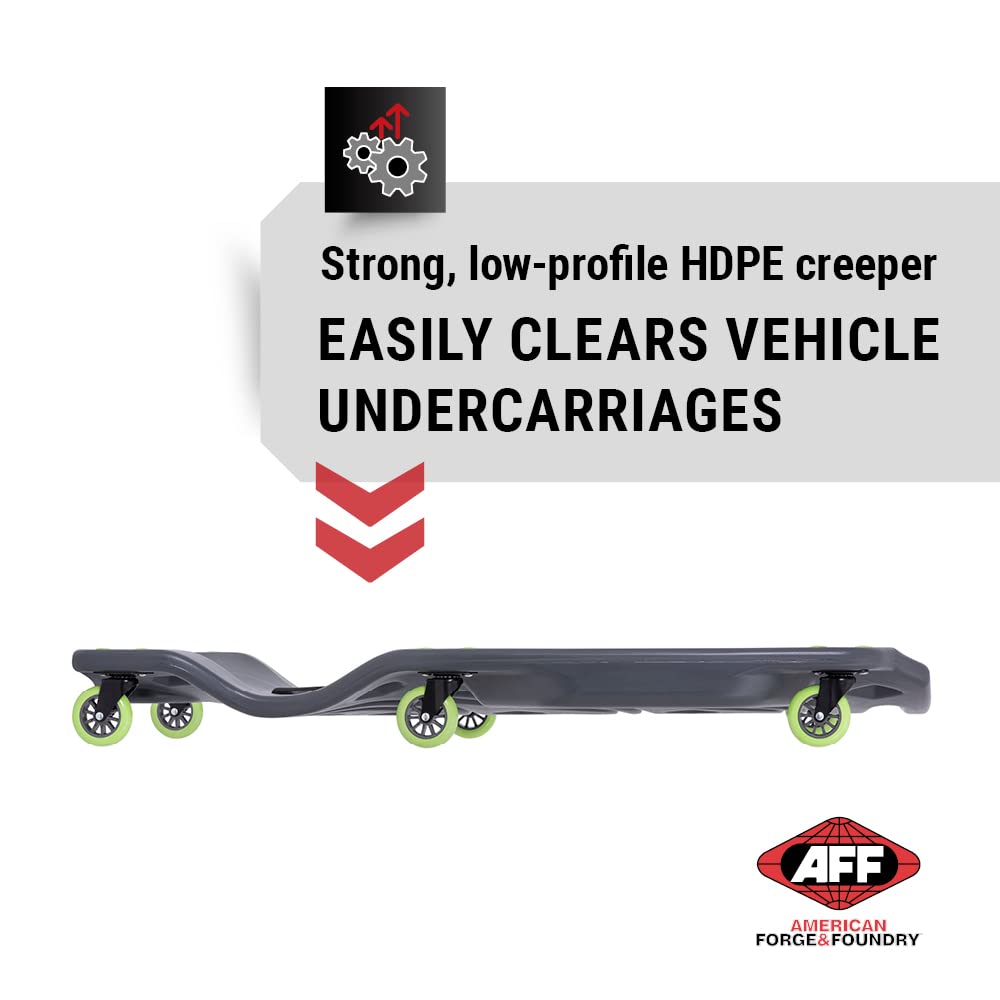 AFF Viking Creeper with molded side trays for tool organization