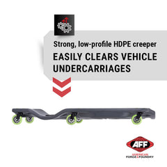 AFF Viking Creeper with molded side trays for tool organization