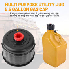 AFZZ racing fuel cap compatible with most jugs for versatility