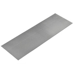 AggAuto racing-inspired grille mesh adds sleek look while protecting components.