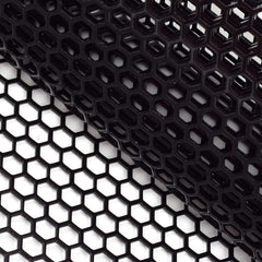 AggAuto aluminum alloy grille mesh close-up showing honeycomb design for airflow