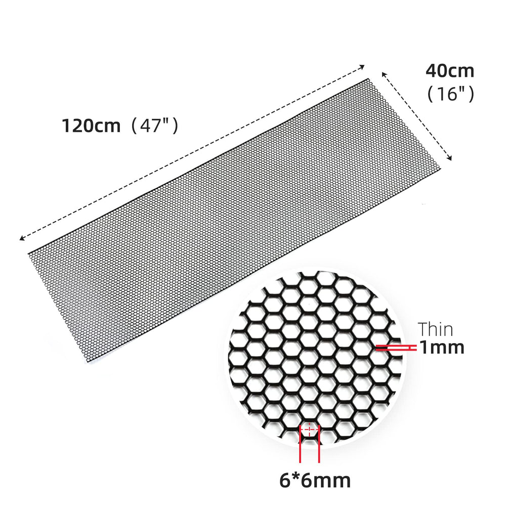 AggAuto truck bumper vent mesh for bumper protection and easy customization
