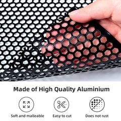 AggAuto universal grill mesh bumper insert for easy DIY cut-and-fit