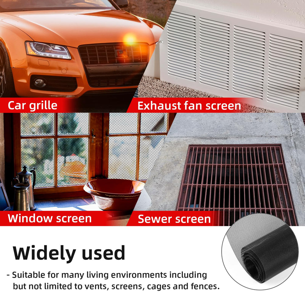 AggAuto universal car grill mesh flexible shape enables custom bumper grids