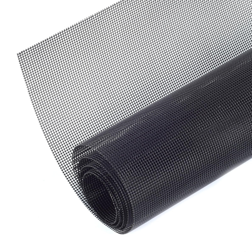 AggAuto universal car grill mesh front view shows protective bumper insert
