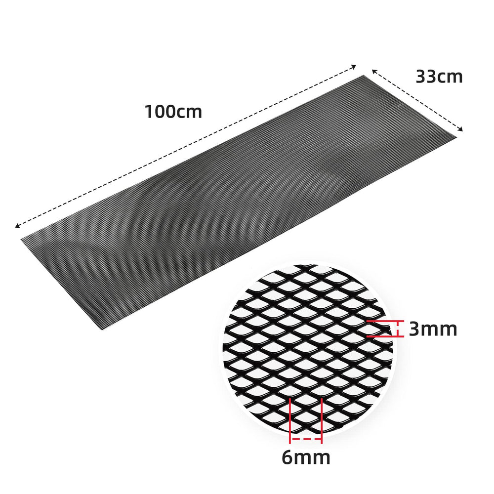 AggAuto universal 40x13 grill mesh DIY cut and fit guide