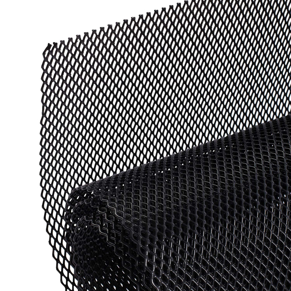 AggAuto universal grill mesh 40x13 in black shields radiator from debris