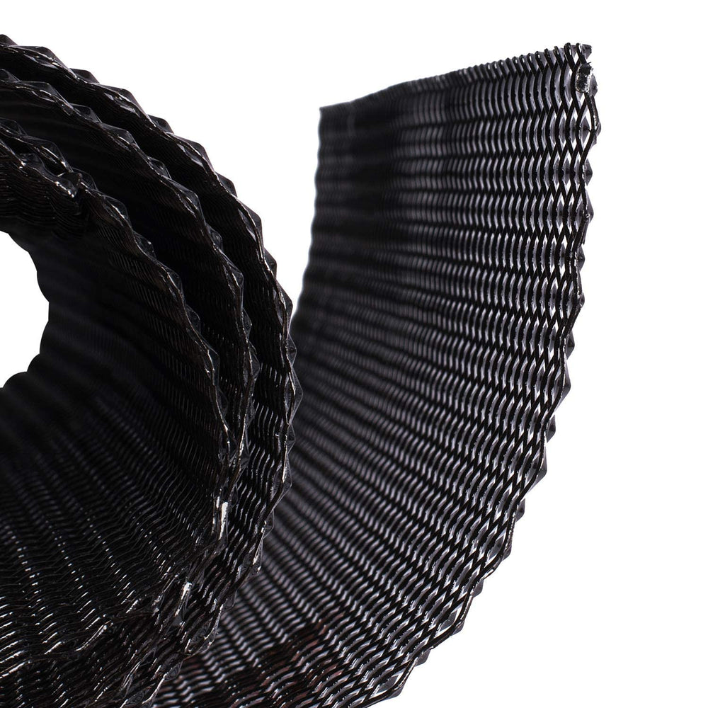 AggAuto versatile grille mesh bent to fit bumper, hood vent, or body kit.