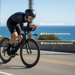 AGILLE 31.8mm clamp ensures secure fit across popular aero setups for stability.