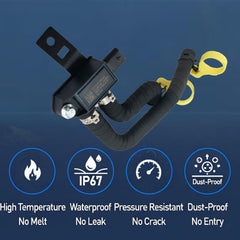 Moisture-protected circuit board in AGPanda solenoid resists oil exposure