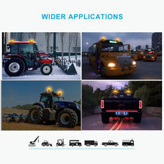 Agrieyes Amber Beacon suitable for vehicles, construction and safety applications