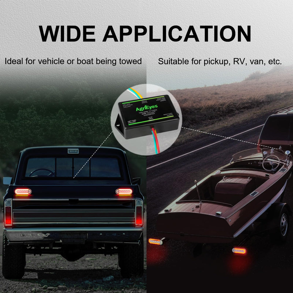 Agrieyes compact trailer wiring converter with small footprint for tight spaces