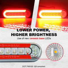 Agrieyes durable ABS-PC trailer light housing resists vibrations