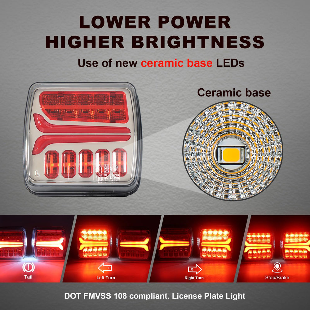 Agrieyes Halo LED tail lights charging via USB for convenient power.