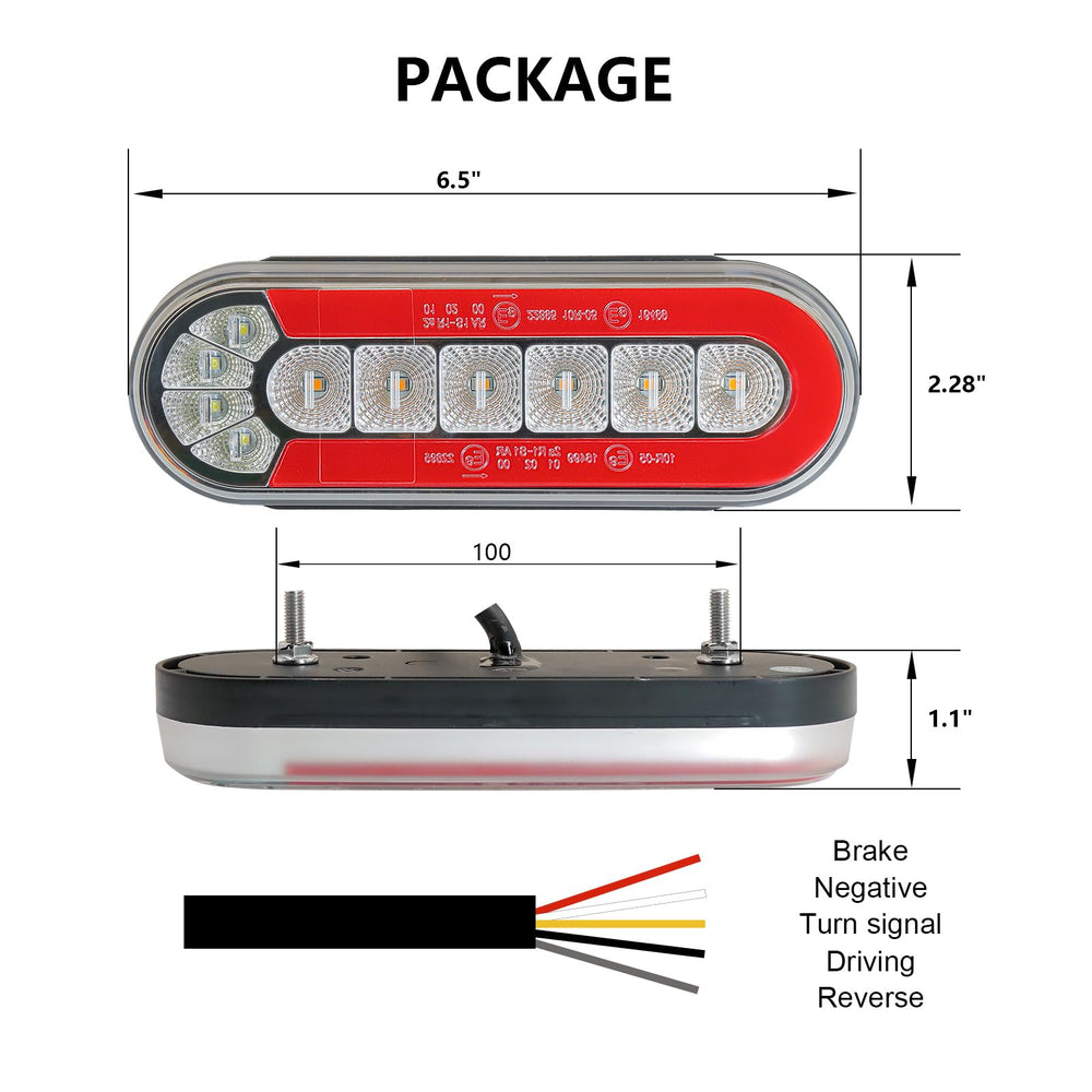 Agrieyes IP67 waterproof trailer light withstands rain and waves