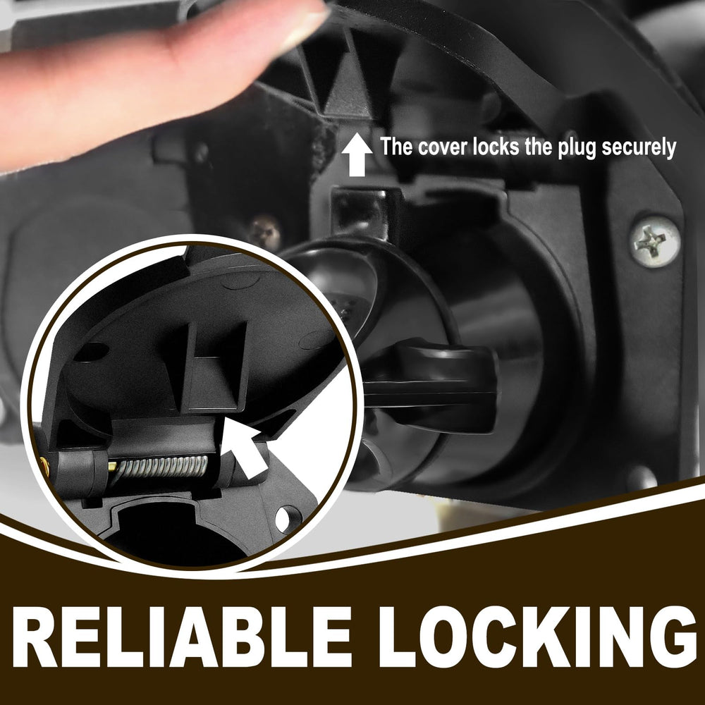 Die-cast housing on Agrieyes adapter protects terminals during towing