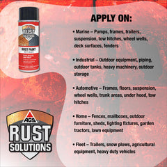 AGS Rust Stop requires no sanding or scraping for rust bonding