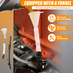 HAHAHA 1980-up passenger-side dipstick fit for modern engines.