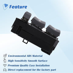 AiYiGu power window switch driver—seven-ten-pin connector for broad vehicle compatibility.