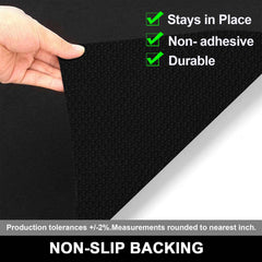 AiBOB oil spill mat laid on concrete with durable backing to protect floors