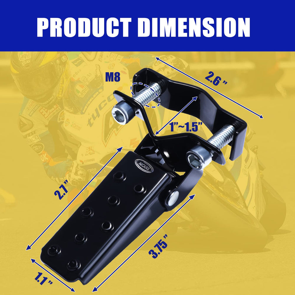 AICARS CNC-machined aluminum alloy pedal surface with anodized finish for longevity.