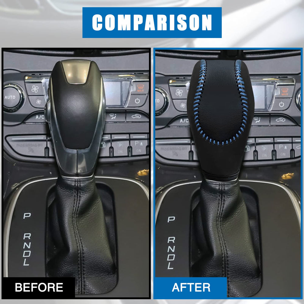 AICARS gear knob cover on Ford Transit is durable and easy to clean.