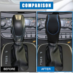 AICARS gear knob cover on Ford Transit is durable and easy to clean.