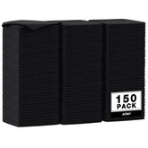 AIDEA microfiber cloths stacked in a 150-pack for general cleaning.