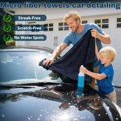 Aidoclip jumbo towel 36x24 dries panels quickly with minimal wringing and even pressure.