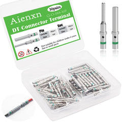 Aienxn DT pins 60-piece kit for durable, corrosion-resistant connections.