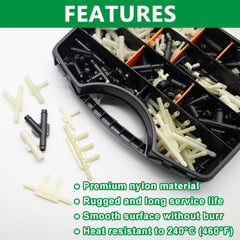 Aienxn durable nylon vacuum connectors suitable for GM/Ford/Chrysler/AMC models.