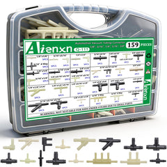 Aienxn vacuum connector set in portable case for quick car maintenance.