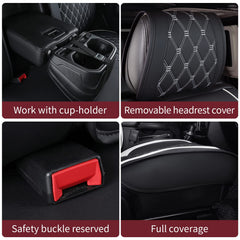 Aierxuan airbag-compatible seat covers, side exposure for safety and reliable fit.