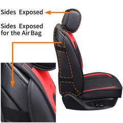 Aierxuan front-seat pockets offer handy storage options.