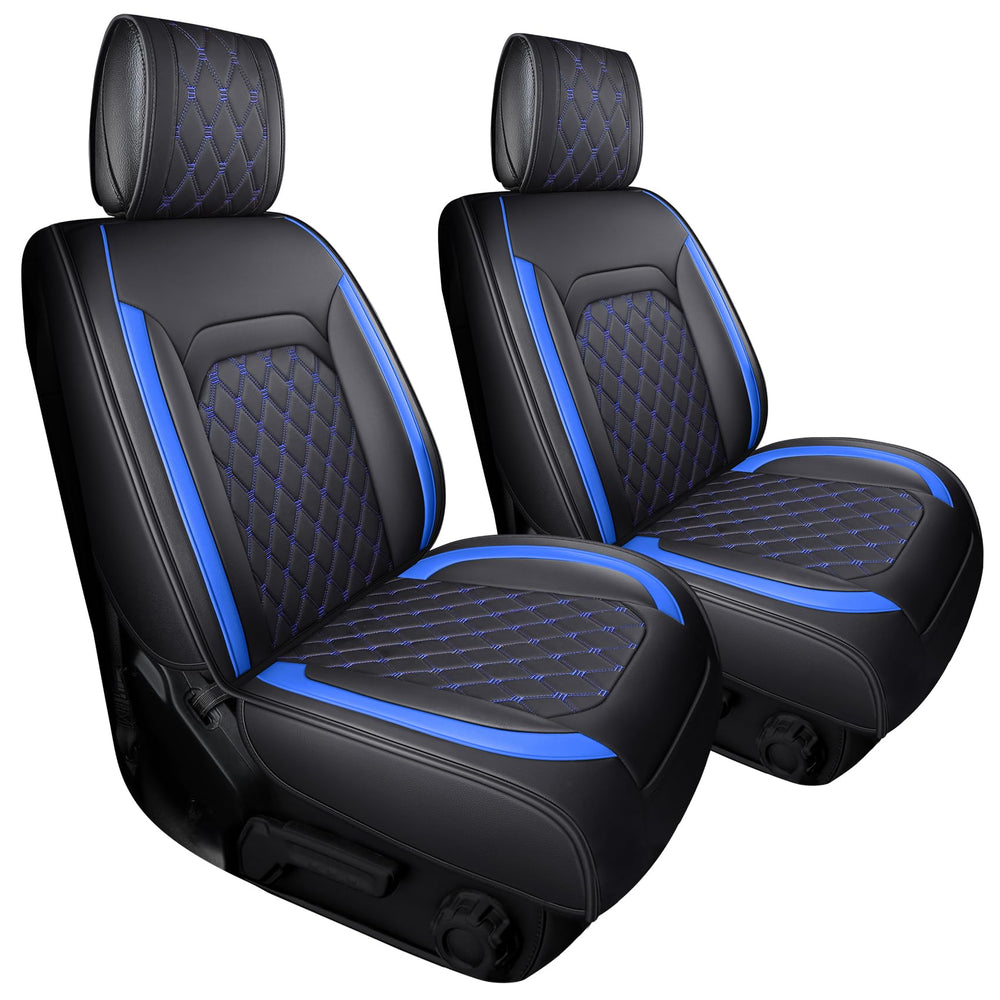 Aierxuan front-seat cover for Jeep Wrangler showing precise custom fit and protection.